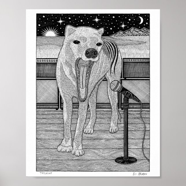 Affiche Thylacine (Devant)