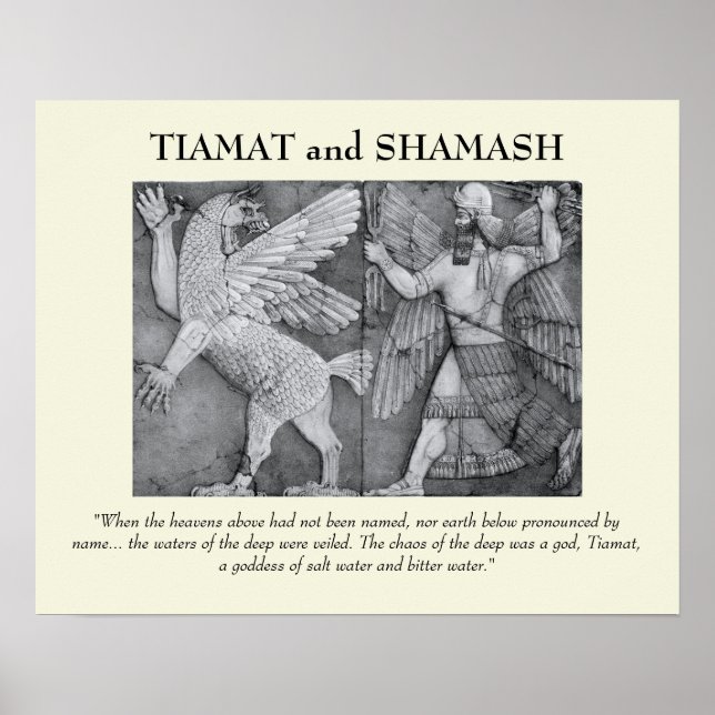 Affiche Tiamat et Shamash (Devant)