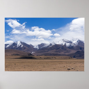 Affiche Tibet, Himalaya - Scenic Mountain landscape
