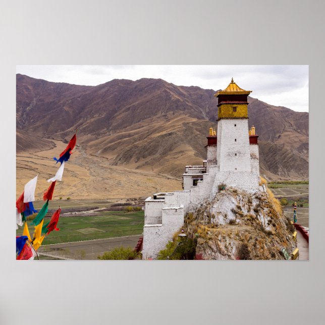 Affiche Tibet - Palais Yumbulakhang (Devant)