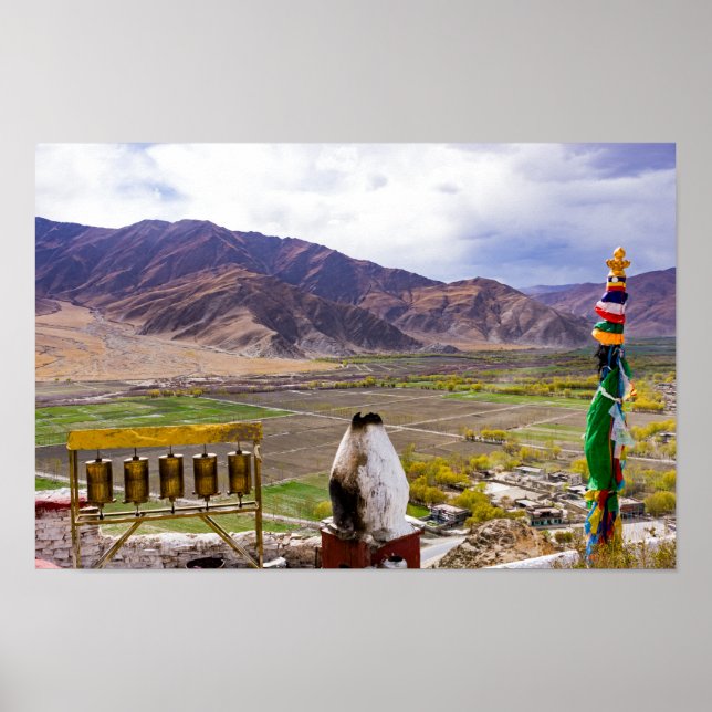 Affiche Tibet - Palais Yumbulakhang (Devant)