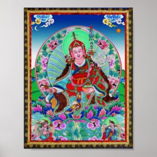 Affiche Tibétain Thangka Padmasambhava