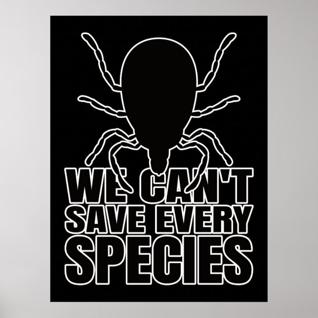 Affiche Ticks Tick Ixodida - Geek d'entomologie (Devant)