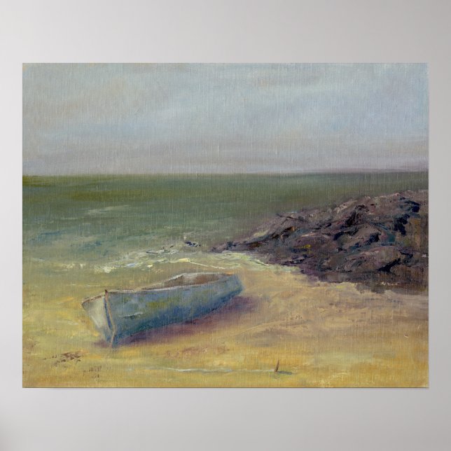 Affiche Tide's Rolling In - Bateau sur le rivage (Devant)
