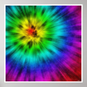 Affiche Tie Dye
