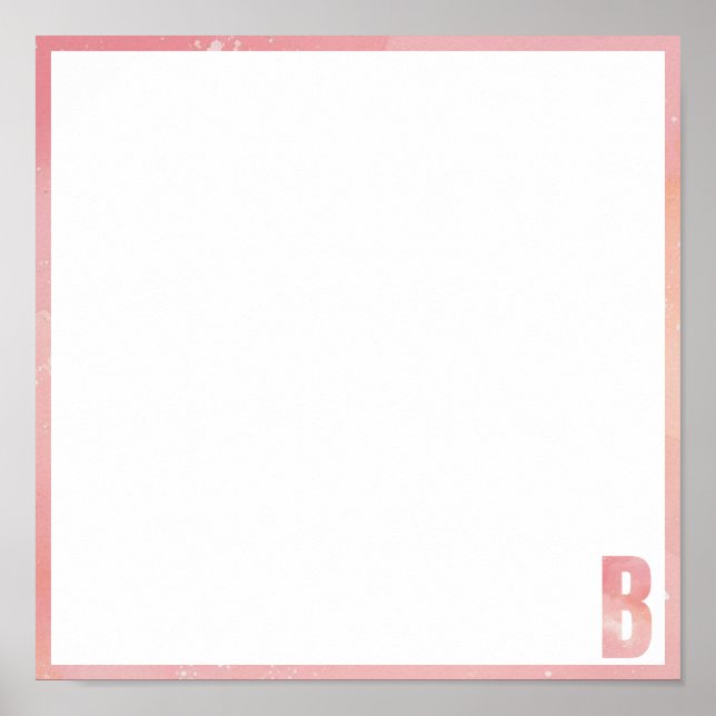 Affiche Tie Dye bas mitzva set de table (Devant)