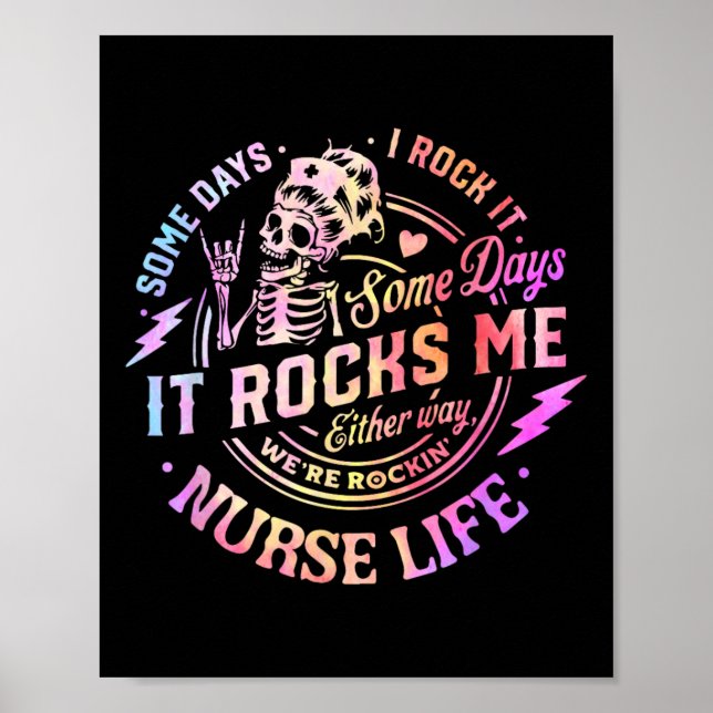 Affiche Tie Dye Quelques Jours Je Le Roche Quelques Jours  (Devant)