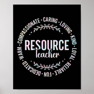 Affiche Tie Dye Ressource Professeur Appréciation Pour Fem