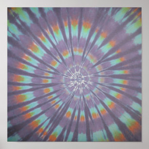 Affiche Tie Tee Dye