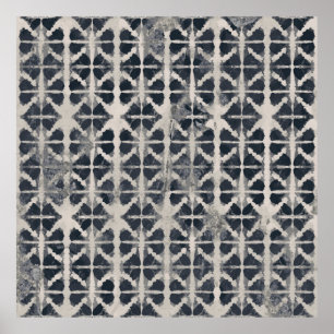 Affiche Tie teinture texture créative répétition moderne m