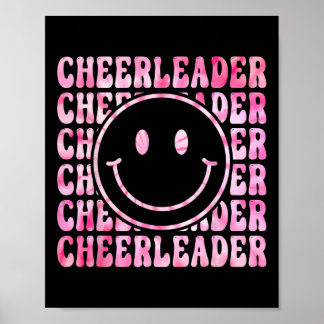 Affiche Tiedye mignon pour l'équipe de pom-pom girls Bf