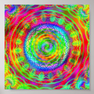 Affiche Tiedye Target