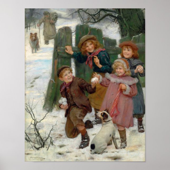 Affiche Tiens, Il Arrive. | Arthur John Elsley (Devant)