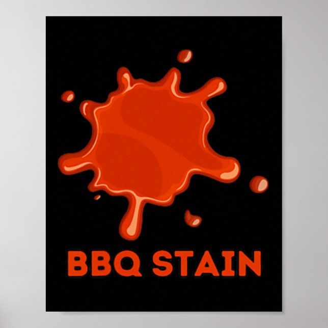 Affiche Tige Bbq colorée graphique Art 1 (Devant)