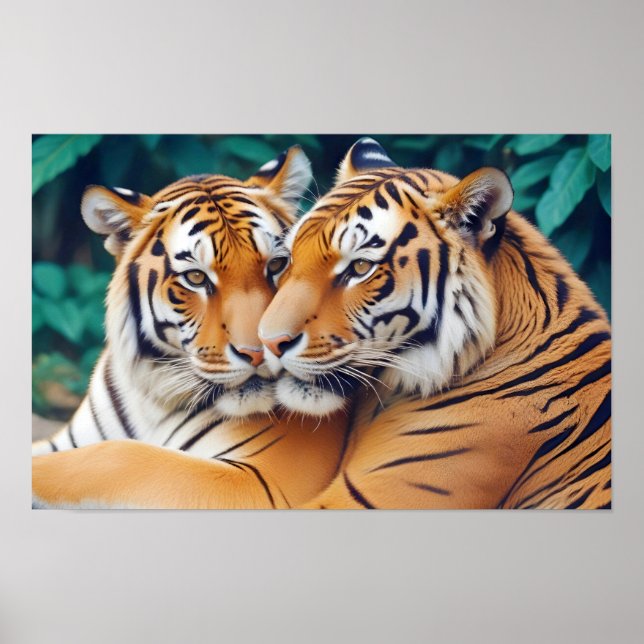 Affiche Tiger Animal Nature Animale Animale Affection Faun (Devant)
