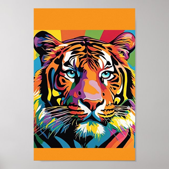 Affiche Tiger Colorblast (Devant)