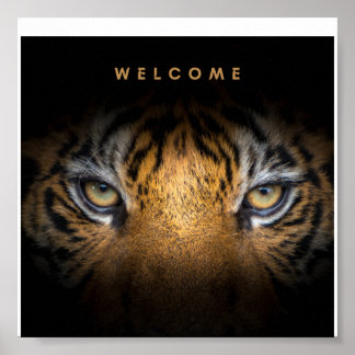 Affiche Tiger en toile