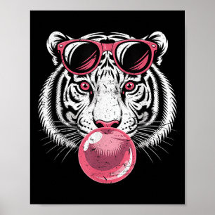 Affiche Tiger Face Nk Sungles Jungle Vibes Amoureux des an
