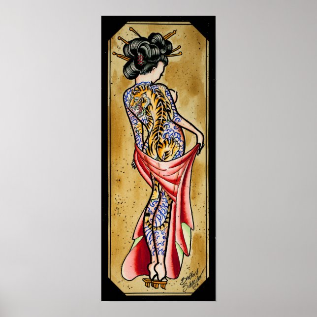 Affiche Tiger Geisha (Devant)