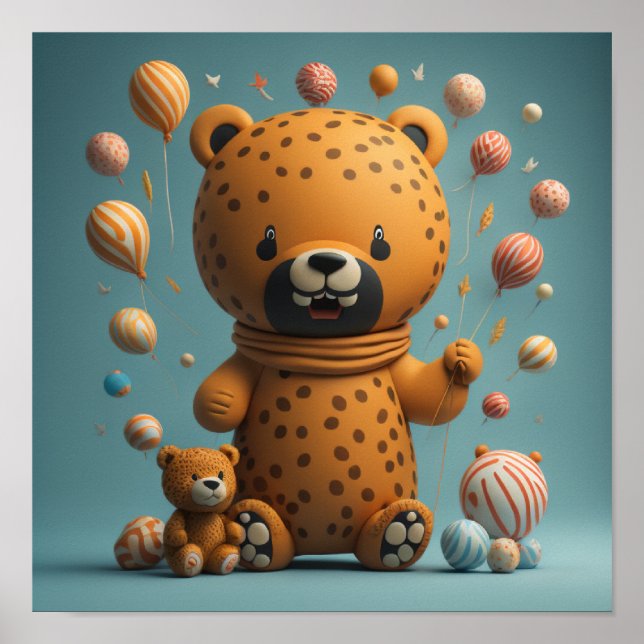 Affiche Tiger migre bébé (Devant)