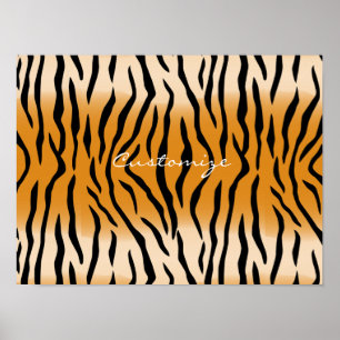 Affiche Tiger Stripes Motif Thunder_Cove