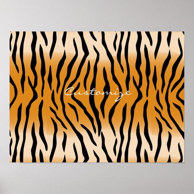 Affiche Tiger Stripes Motif Thunder_Cove (Devant)