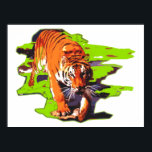 Affiche Tiger Walking Pop Art<br><div class="desc">Pop Art Style Digital Tiger Image Posters Images - Wild Big Cats Pop Art Images</div>