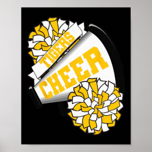 Affiche Tigers Cheer Ck To School Esprit de Cheerleading G