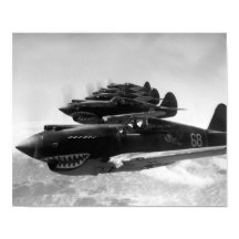 Tigers Volants En Formation 1942