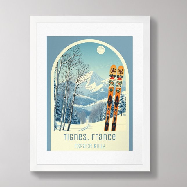 Affiche Tignes France Espace Killy ski (Créateur téléchargé)