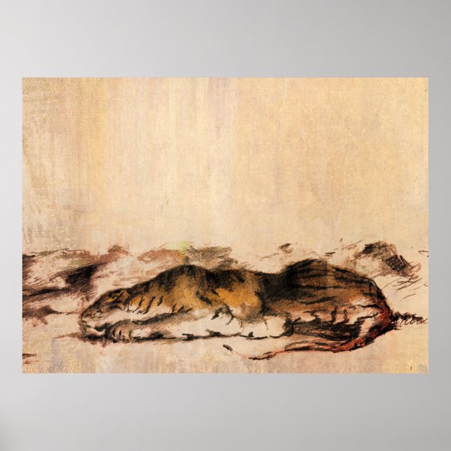 Affiche tigre (Devant)