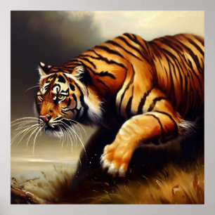Affiche Tigre (11) Chat sauvage