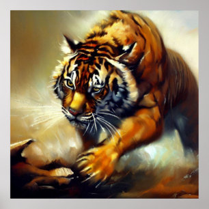 Affiche Tigre (8) Chat sauvage
