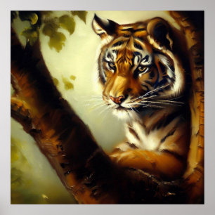 Affiche Tigre (9) Chat sauvage