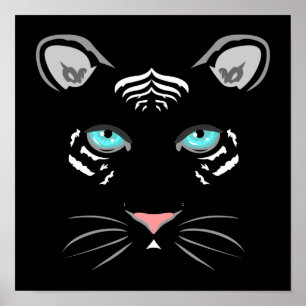 Affiche Tigre blanc