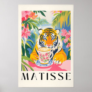 Affiche Tigre buvant du café, Henri Matisse Impression, K