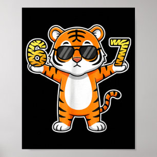Affiche Tigre Célibataires 67 Génération Alpha Argot 6 7 D