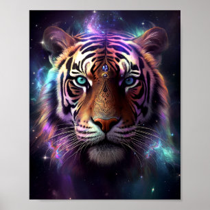 Affiche Tigre cosmique