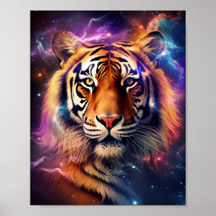 Affiche Tigre cosmique