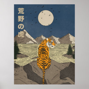 Affiche Tigre dans les étendues sauvages