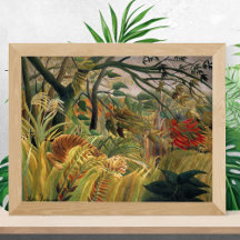 Tigre dans une tempête tropicale, Henri Rousseau