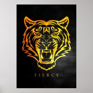 Affiche Tigre de fer