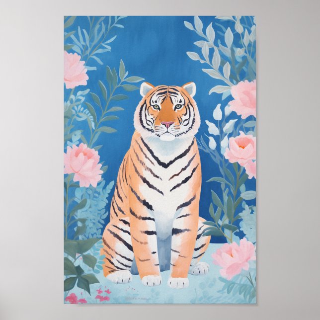 Affiche Tigre de jardin (Devant)