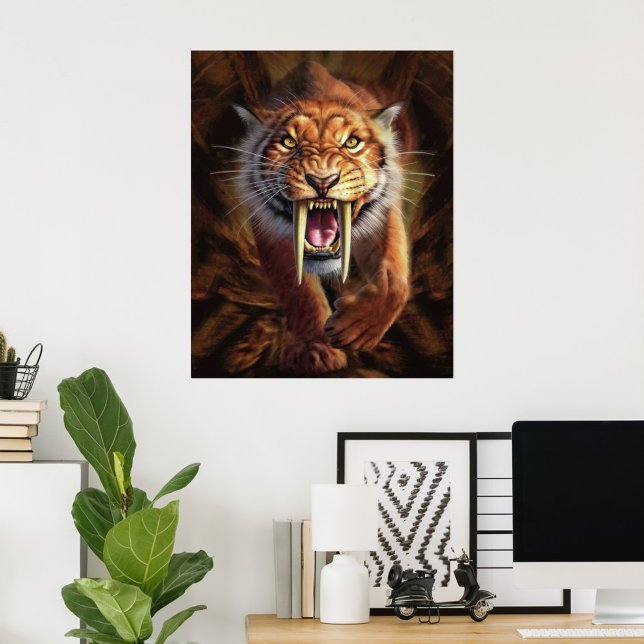 Affiche Tigre de Sabertooth (Créateur téléchargé)