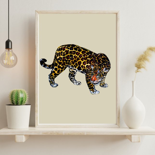 Affiche Tigre Graffiti vie sauvage (Créateur téléchargé)