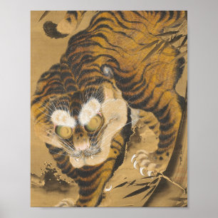 Affiche Tigre Katayama Yokoku Japanese