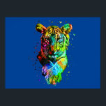 Affiche Tigre Pop Art coloré<br><div class="desc">Tigre Pop Art coloré</div>