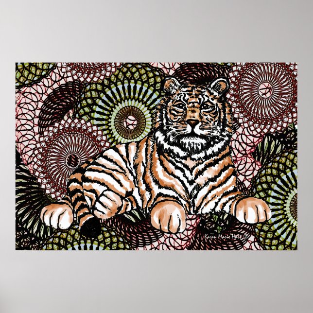 Affiche Tigre sage (Devant)