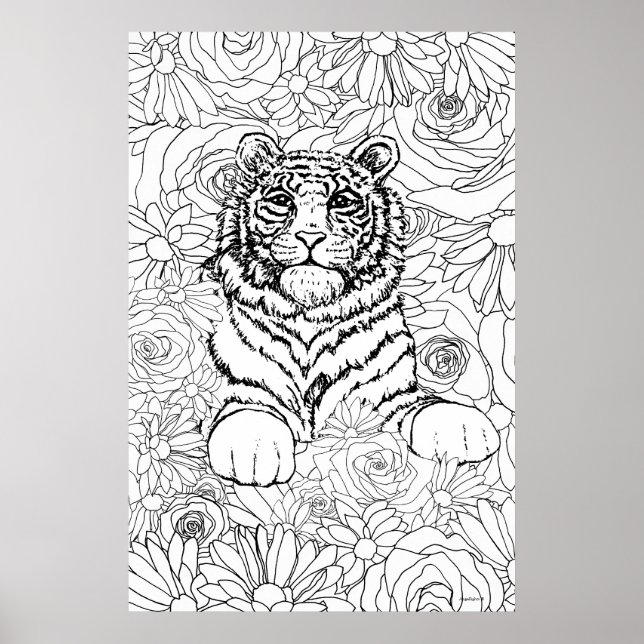 Affiche Tigre sage (Devant)