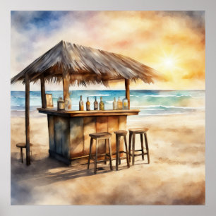 Affiche Tiki Bar - 3 -